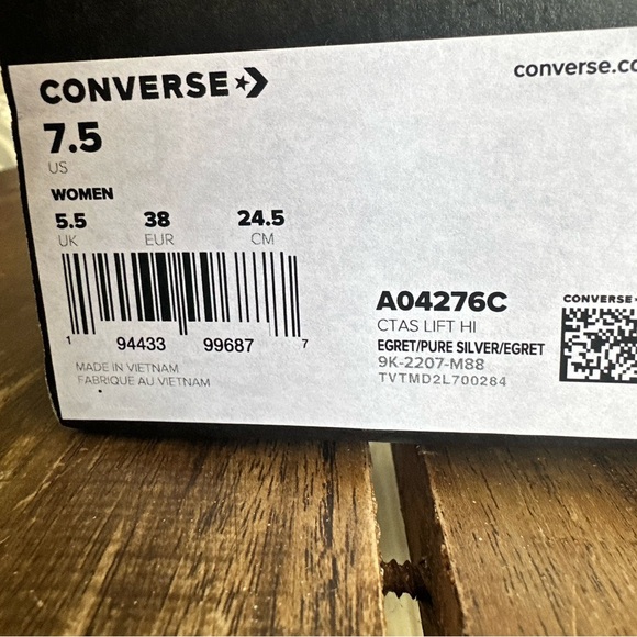 Converse All Star platform Houndstooth High-Top Sneakers - Picture 4 of 5